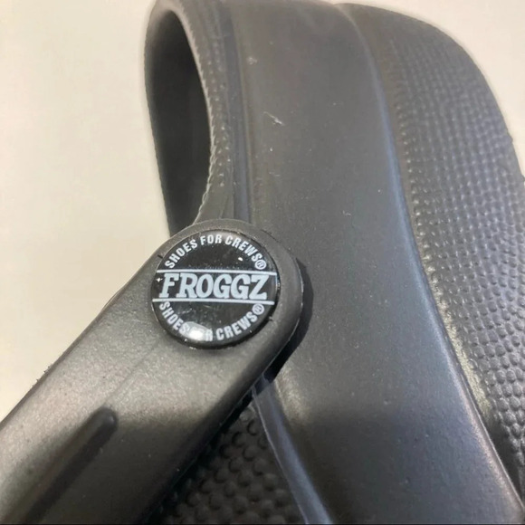 FROGGZ Sz 11 W Shoes for Crews Croc Style Comfort Slip On Clogs Unisex - Picture 6 of 11